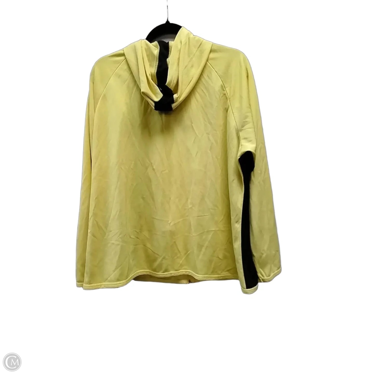 Athletic Jacket By Made For Life In Black & Yellow, Size: Xl