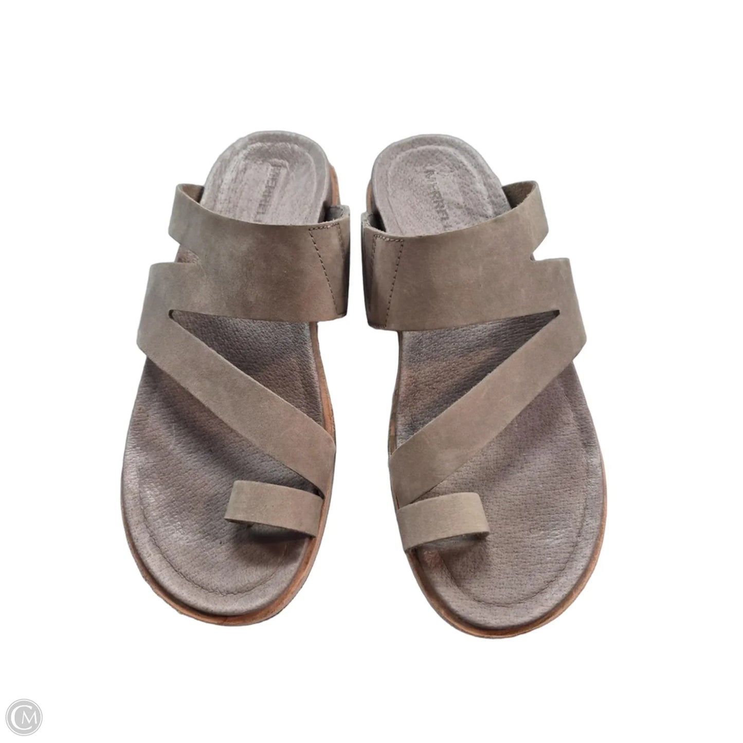 Sandals Flats By Merrell In Tan, Size: 7