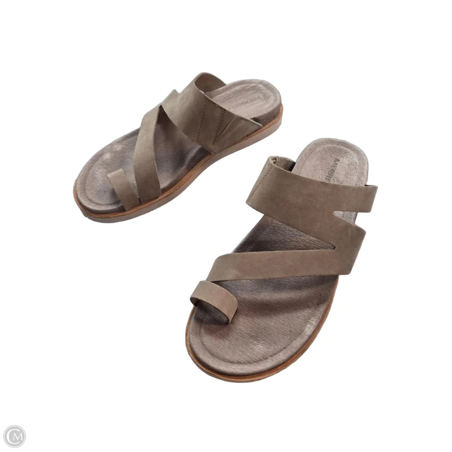 Sandals Flats By Merrell In Tan, Size: 7
