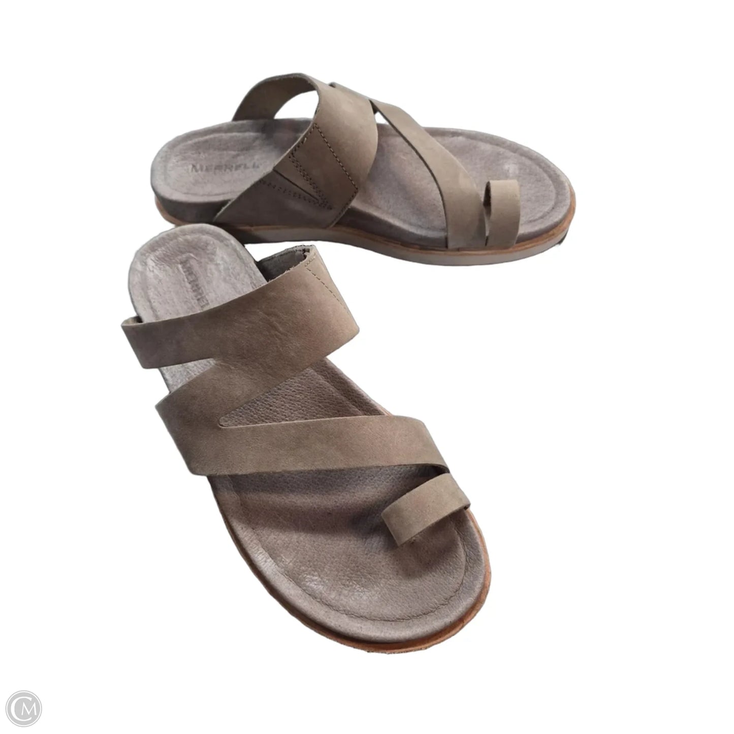 Sandals Flats By Merrell In Tan, Size: 7