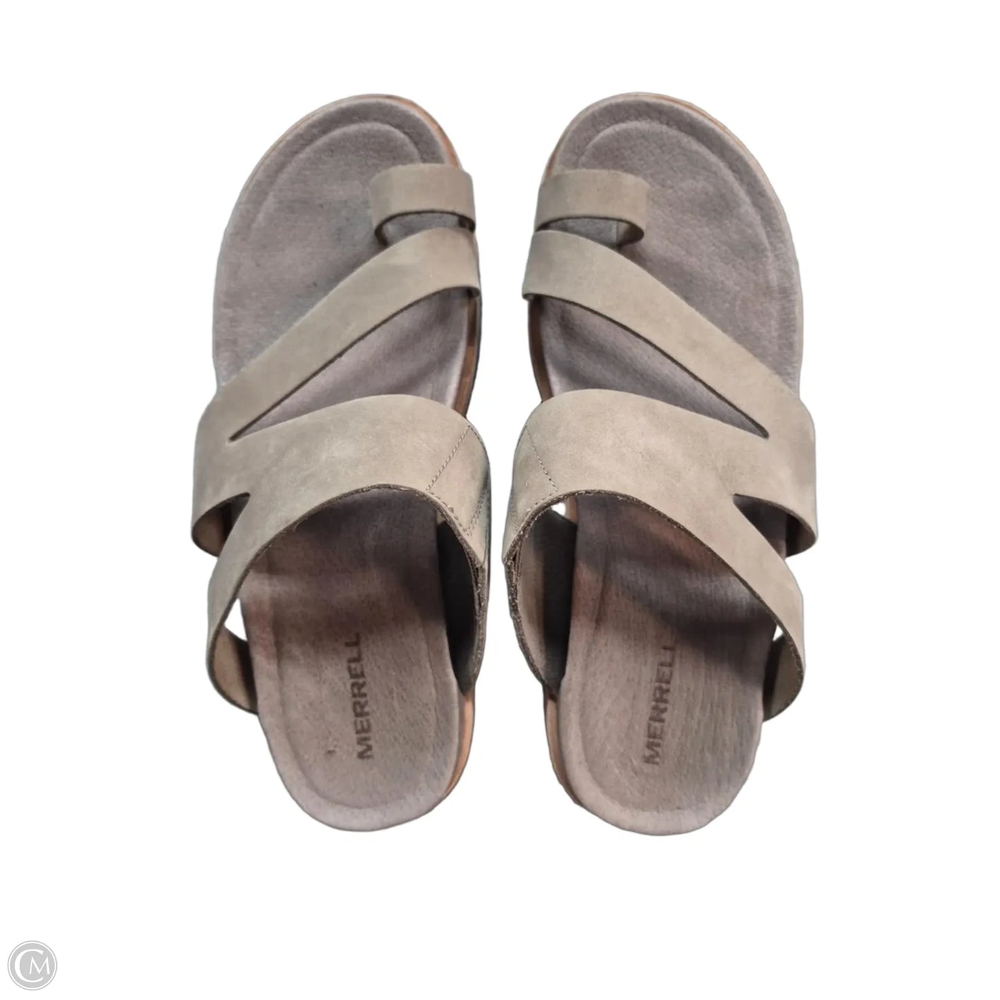 Sandals Flats By Merrell In Tan, Size: 7