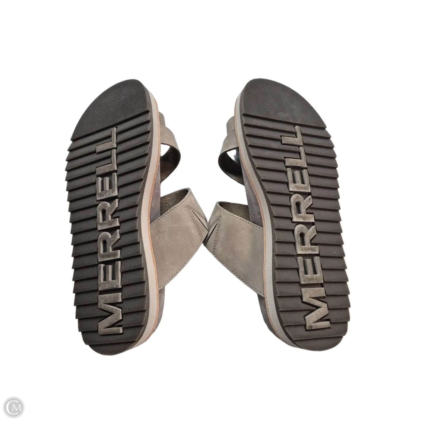 Sandals Flats By Merrell In Tan, Size: 7