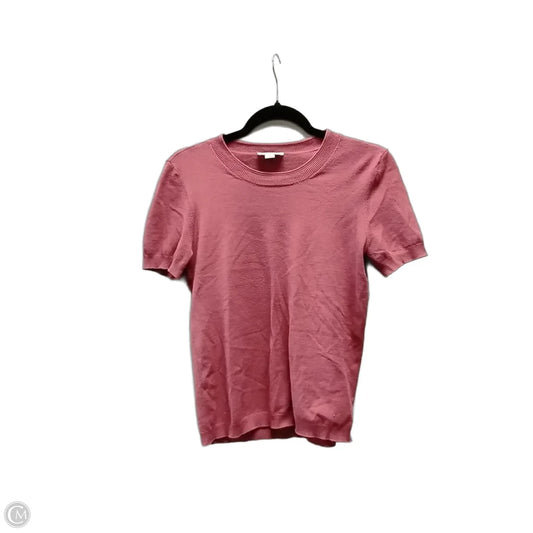 Sweater Short Sleeve By Loft In Red, Size: S