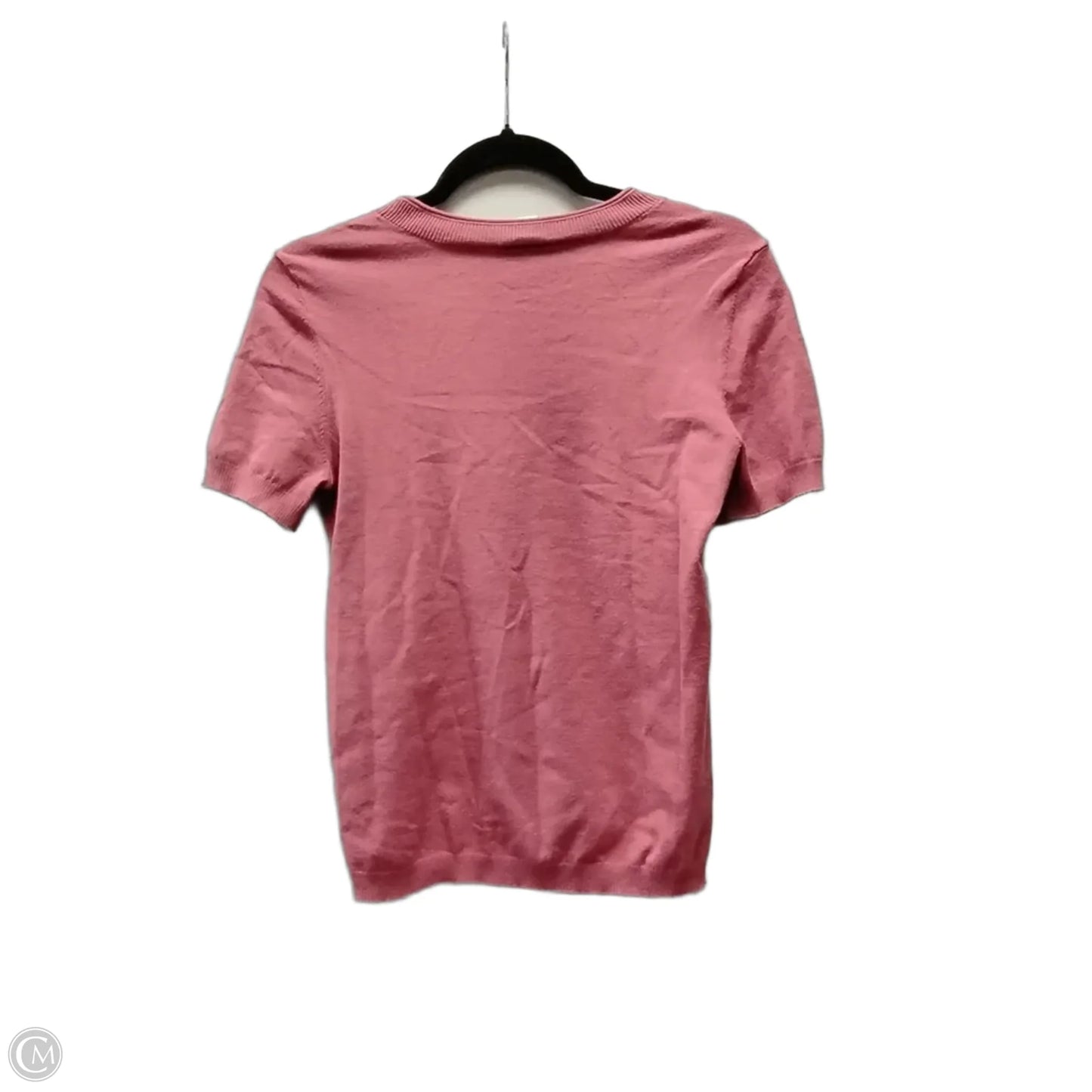 Sweater Short Sleeve By Loft In Red, Size: S