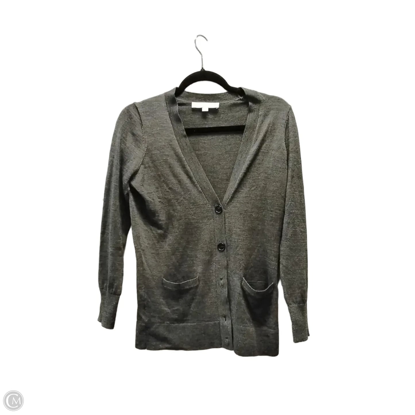 Cardigan By Loft In Grey, Size: Mp