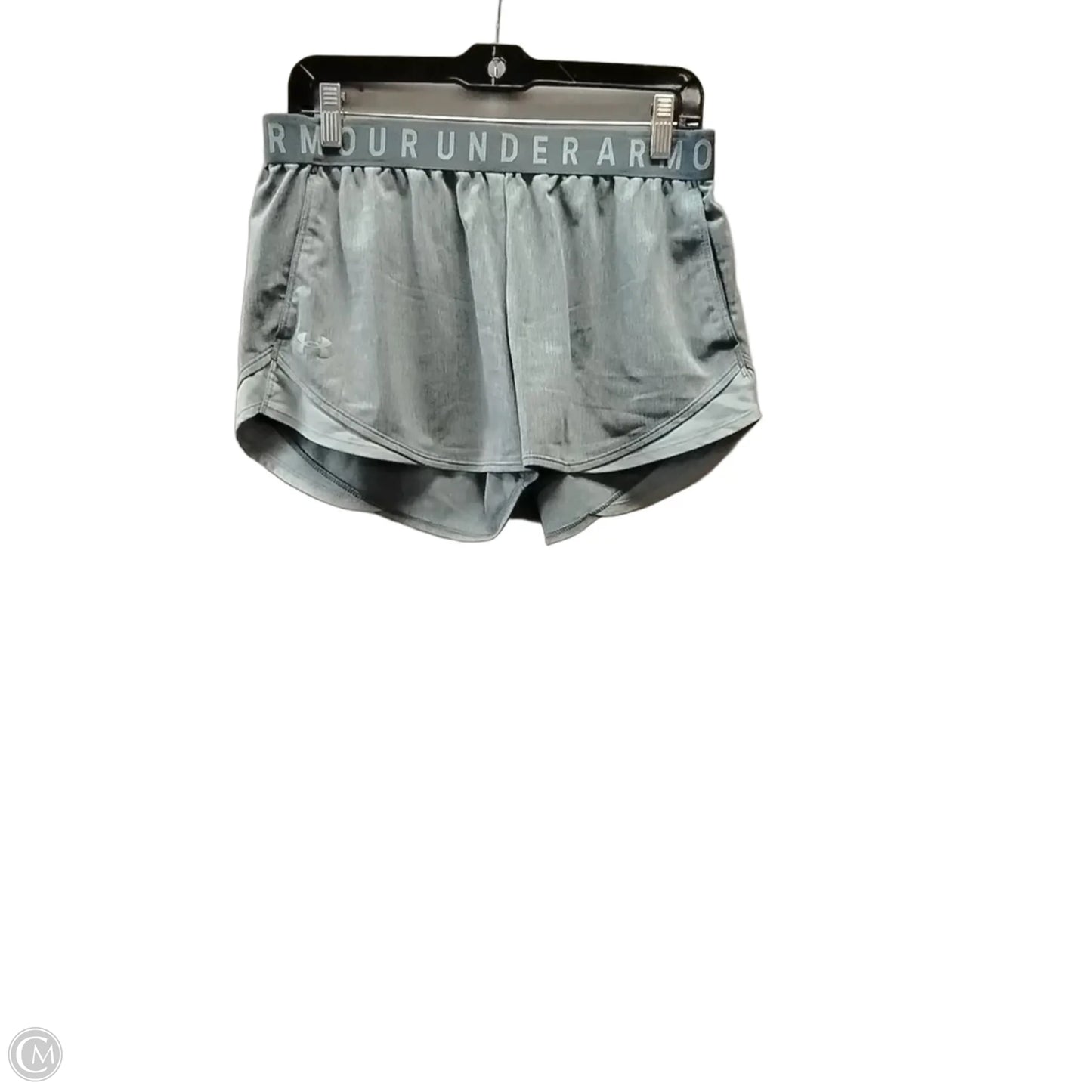 Athletic Shorts By Under Armour In Grey, Size: L