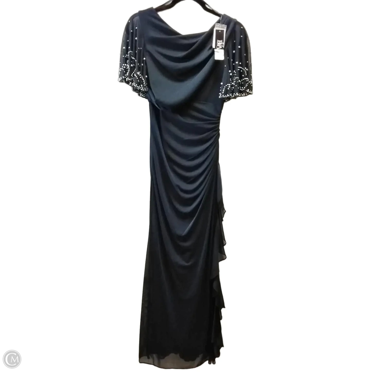 Dress Party Long By Clothes Mentor In Navy, Size: 4