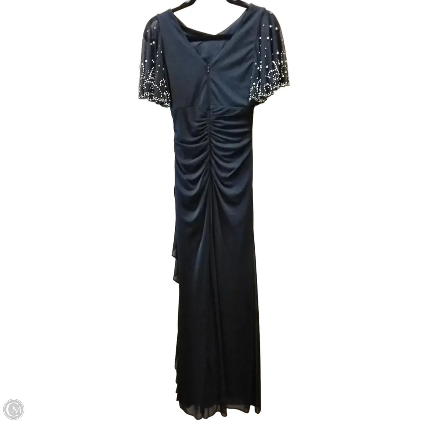 Dress Party Long By Clothes Mentor In Navy, Size: 4