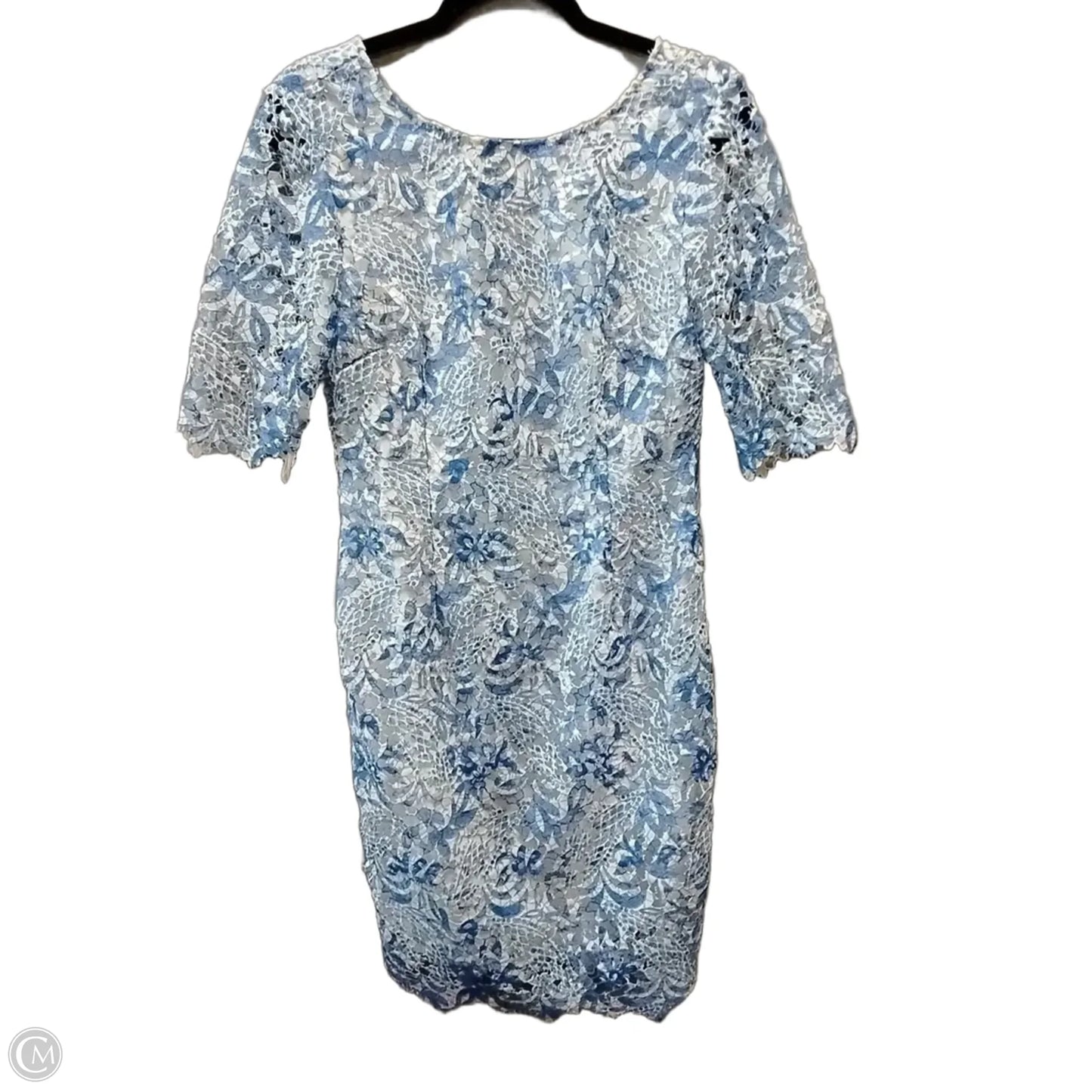 Dress Casual Short By Antonio Melani In Blue & White, Size: 4