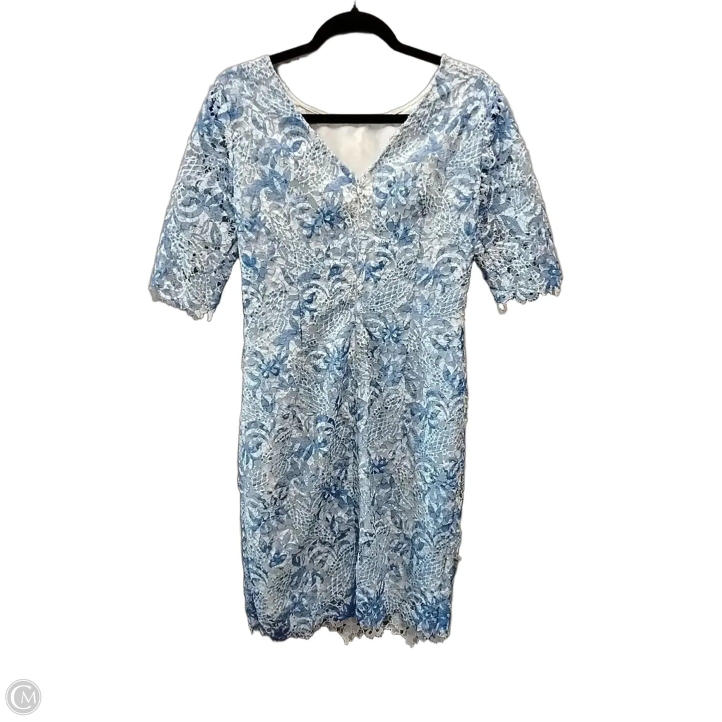 Dress Casual Short By Antonio Melani In Blue & White, Size: 4
