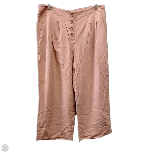 Pants Wide Leg By Loft In Pink, Size: 8