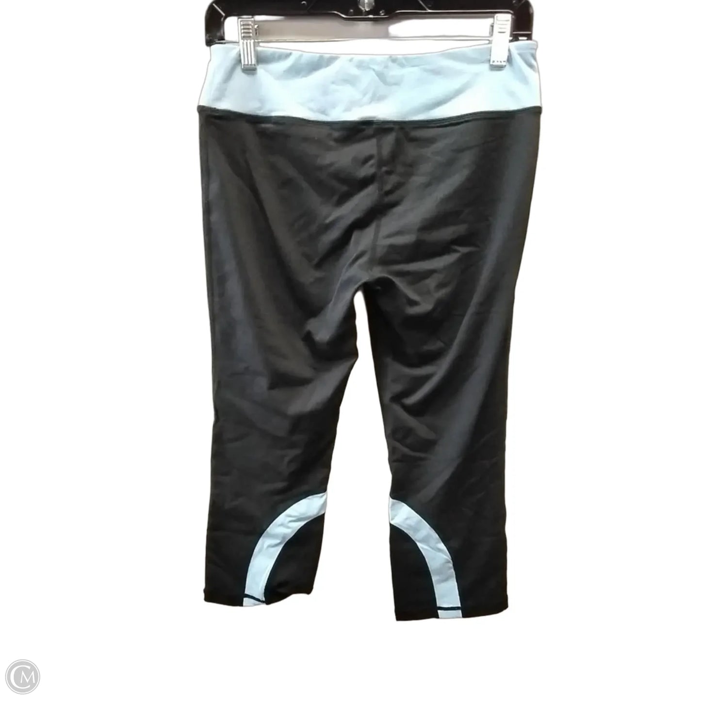 Athletic Capris By Baleaf In Black & Blue, Size: M