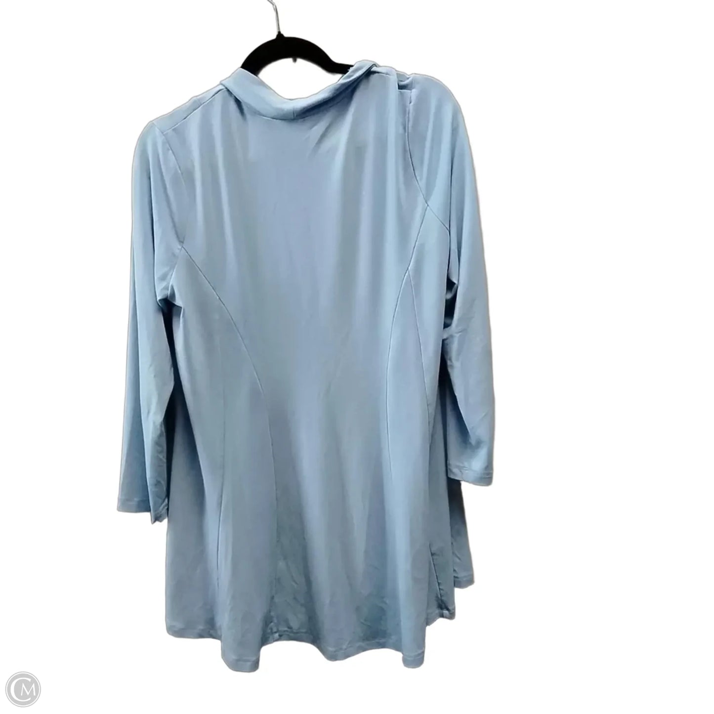 Top 2pc Sleeveless By Kasper In Blue, Size: L