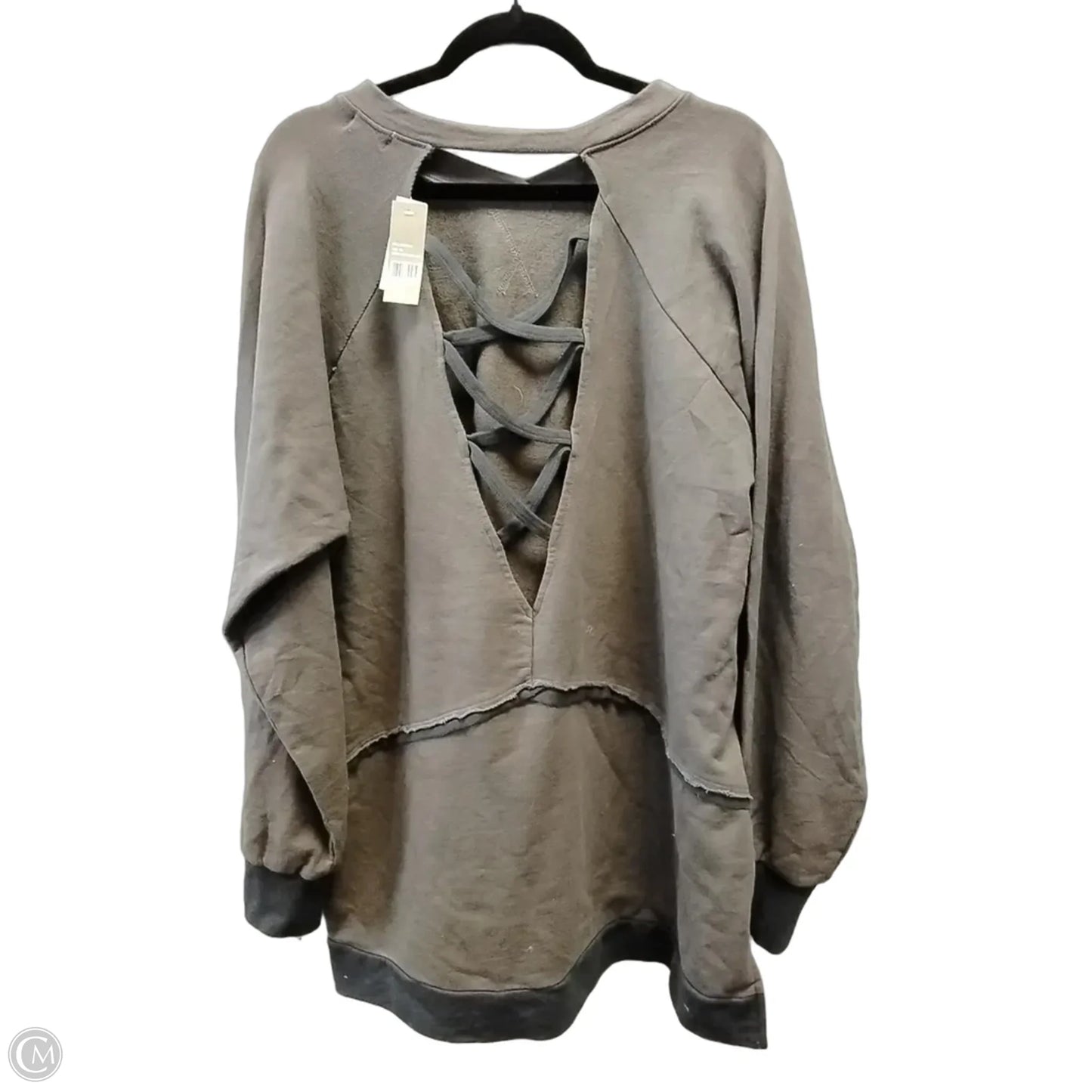Sweatshirt Crewneck By Bke In Brown, Size: Xxl