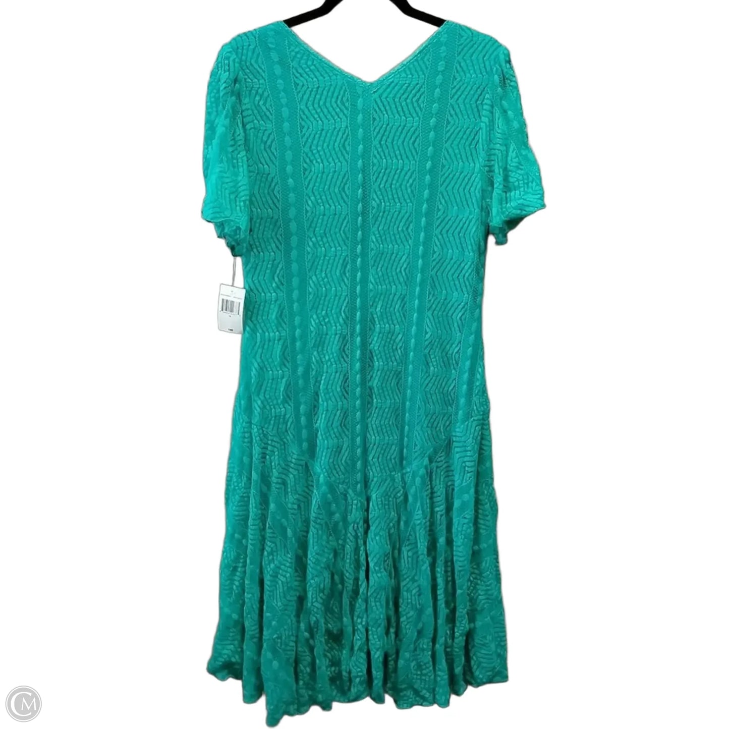 Dress Casual Midi By Rabbit In Green, Size: 16