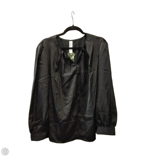Blouse Long Sleeve By Blooming Jelly In Black, Size: Xl