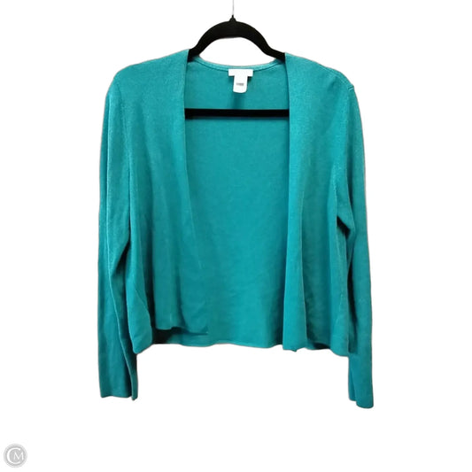 Sweater Cardigan By J. Jill In Teal, Size: S