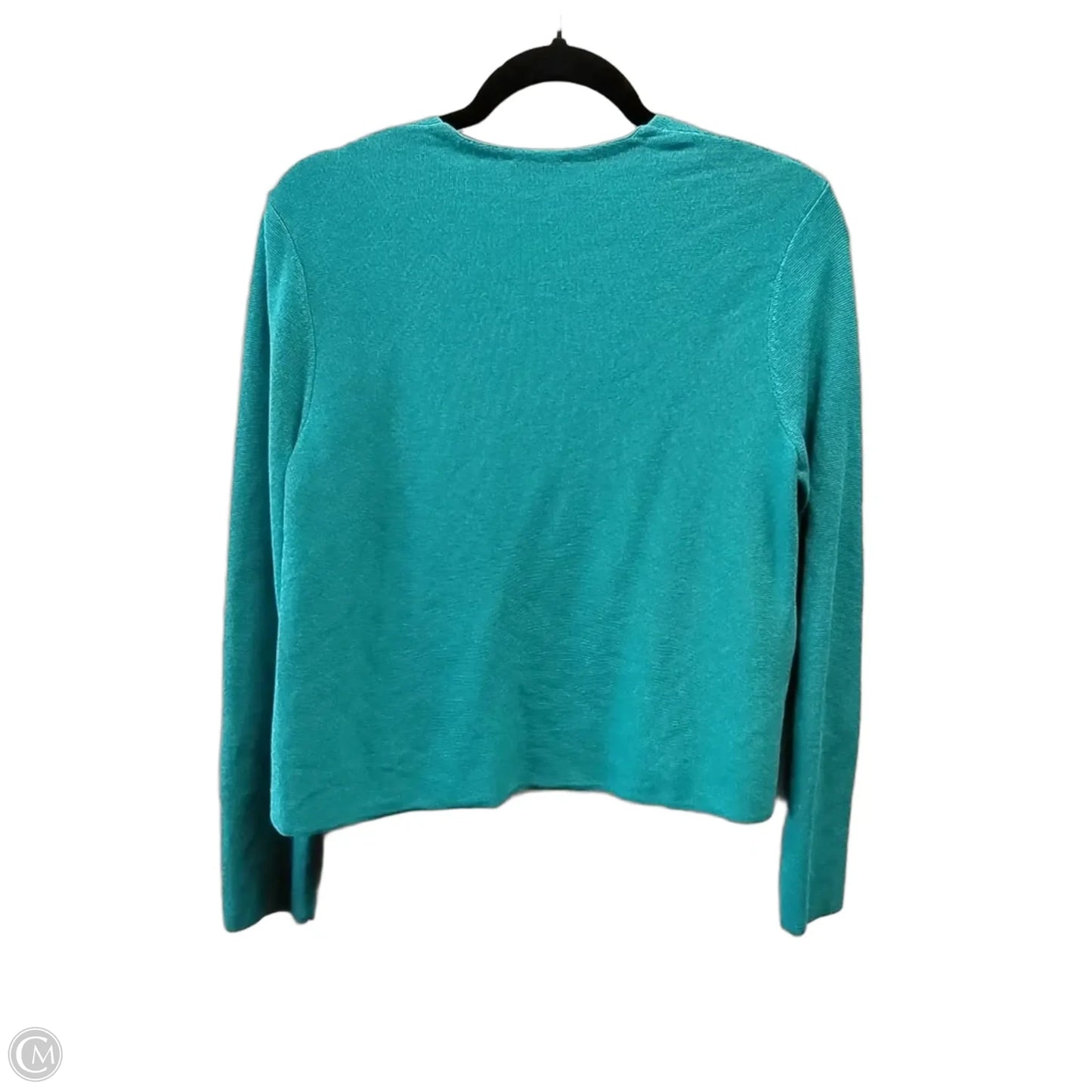 Sweater Cardigan By J. Jill In Teal, Size: S