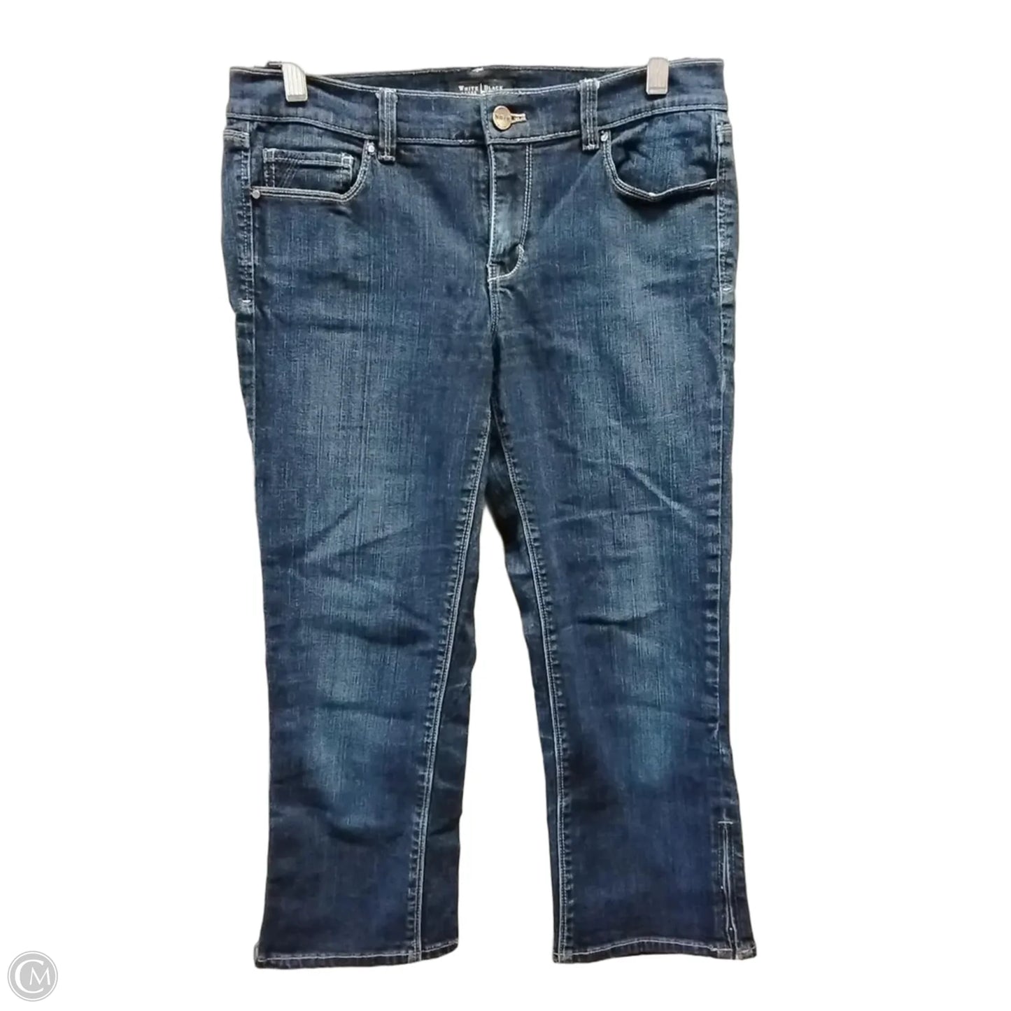 Jeans Cropped By White House Black Market In Blue, Size: 8