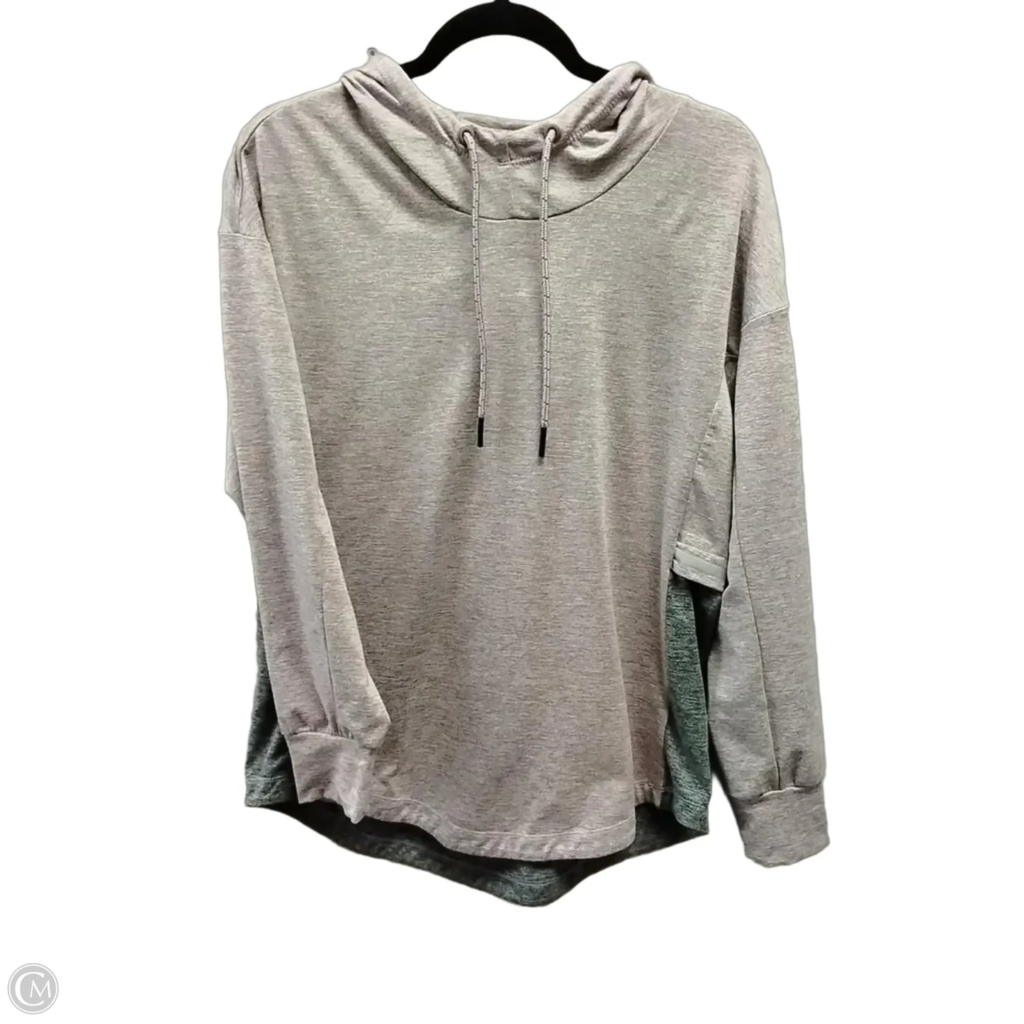 Sweatshirt Hoodie By Tangerine In Grey & Purple, Size: M
