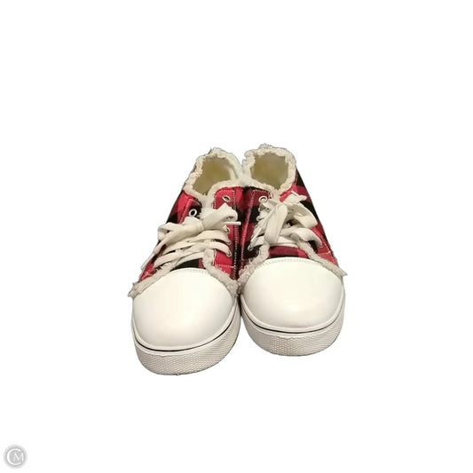 Shoes Sneakers By Cme In Plaid Pattern, Size: 10.5