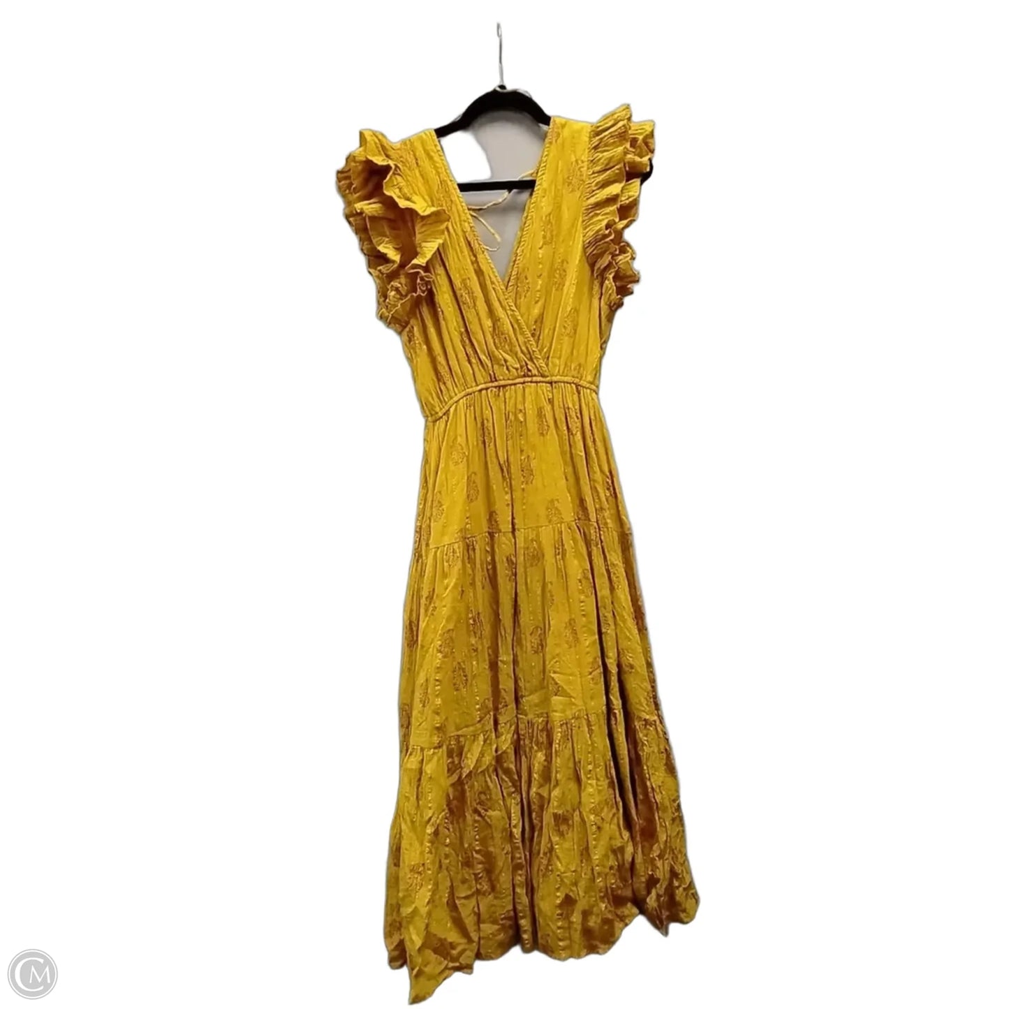 Dress Casual Maxi By A Loves A In Yellow, Size: 8