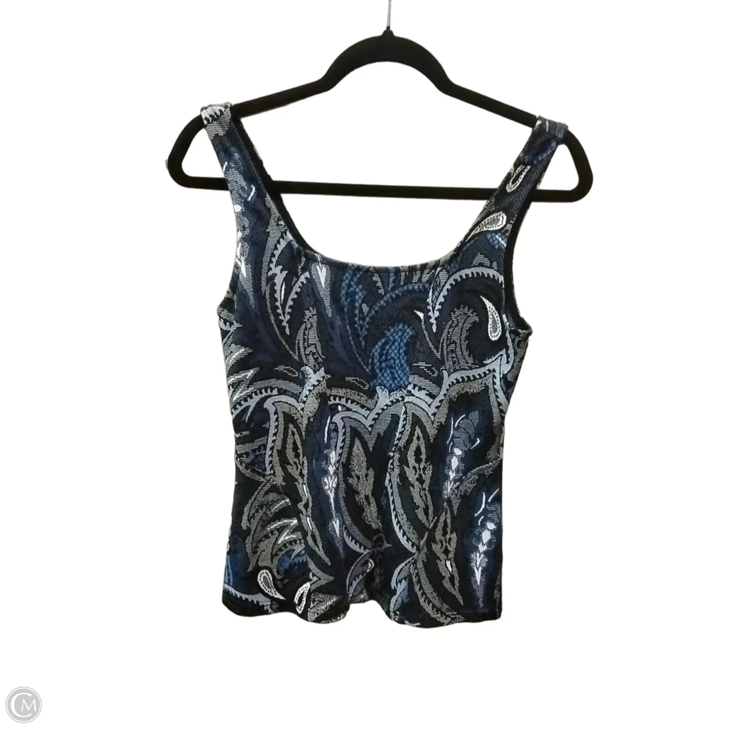 Top Sleeveless By White House Black Market In Black & Blue, Size: S