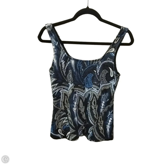 Top Sleeveless By White House Black Market In Black & Blue, Size: S