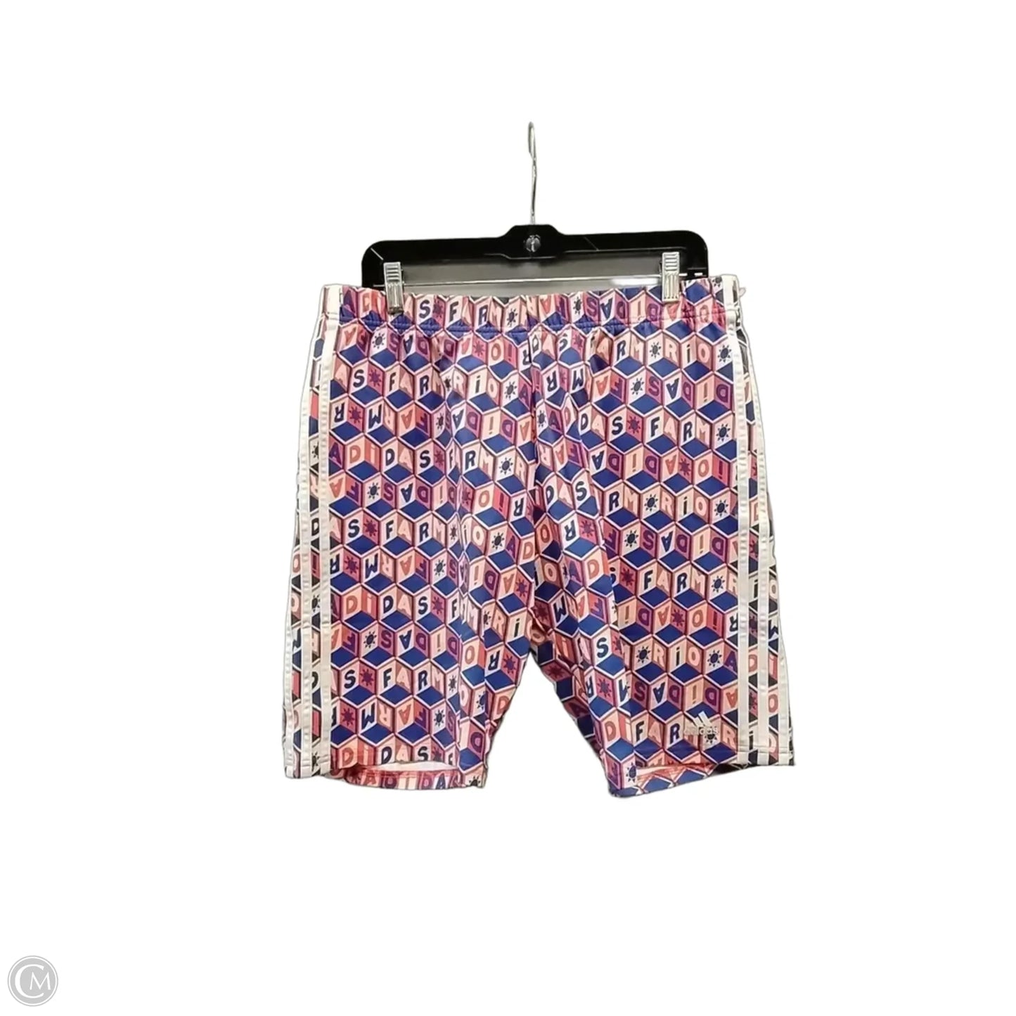 Athletic Shorts By Adidas In Blue & Red & White, Size: 2x