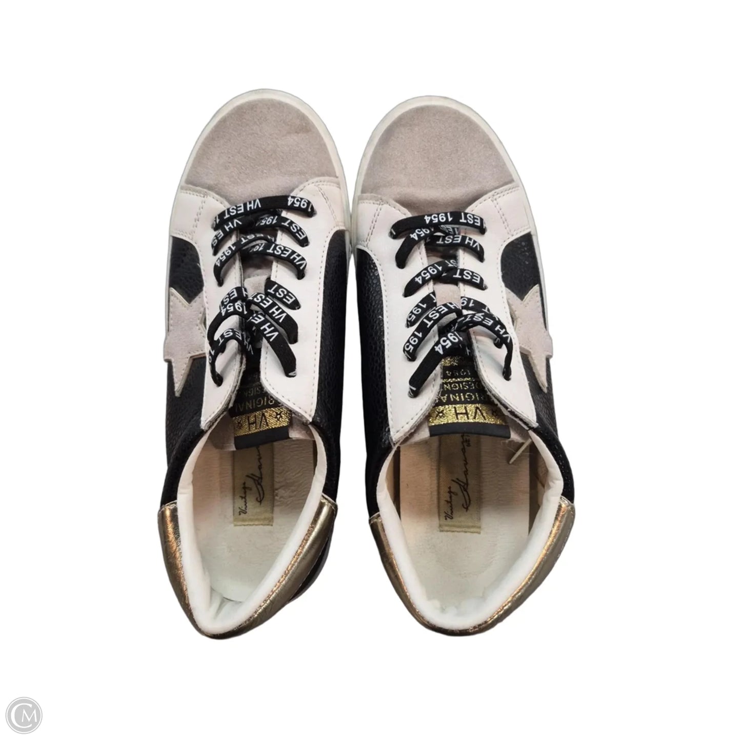 Shoes Sneakers By Vintage Havana In Black & White, Size: 8