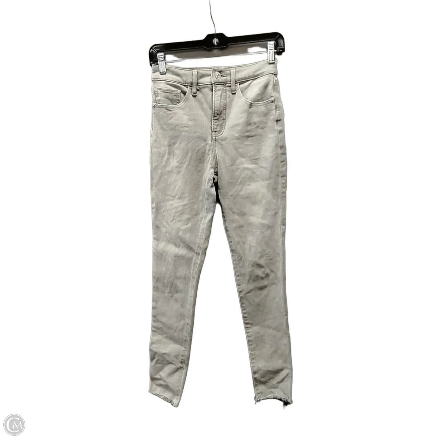 Jeans Skinny By Express In Grey, Size: 0