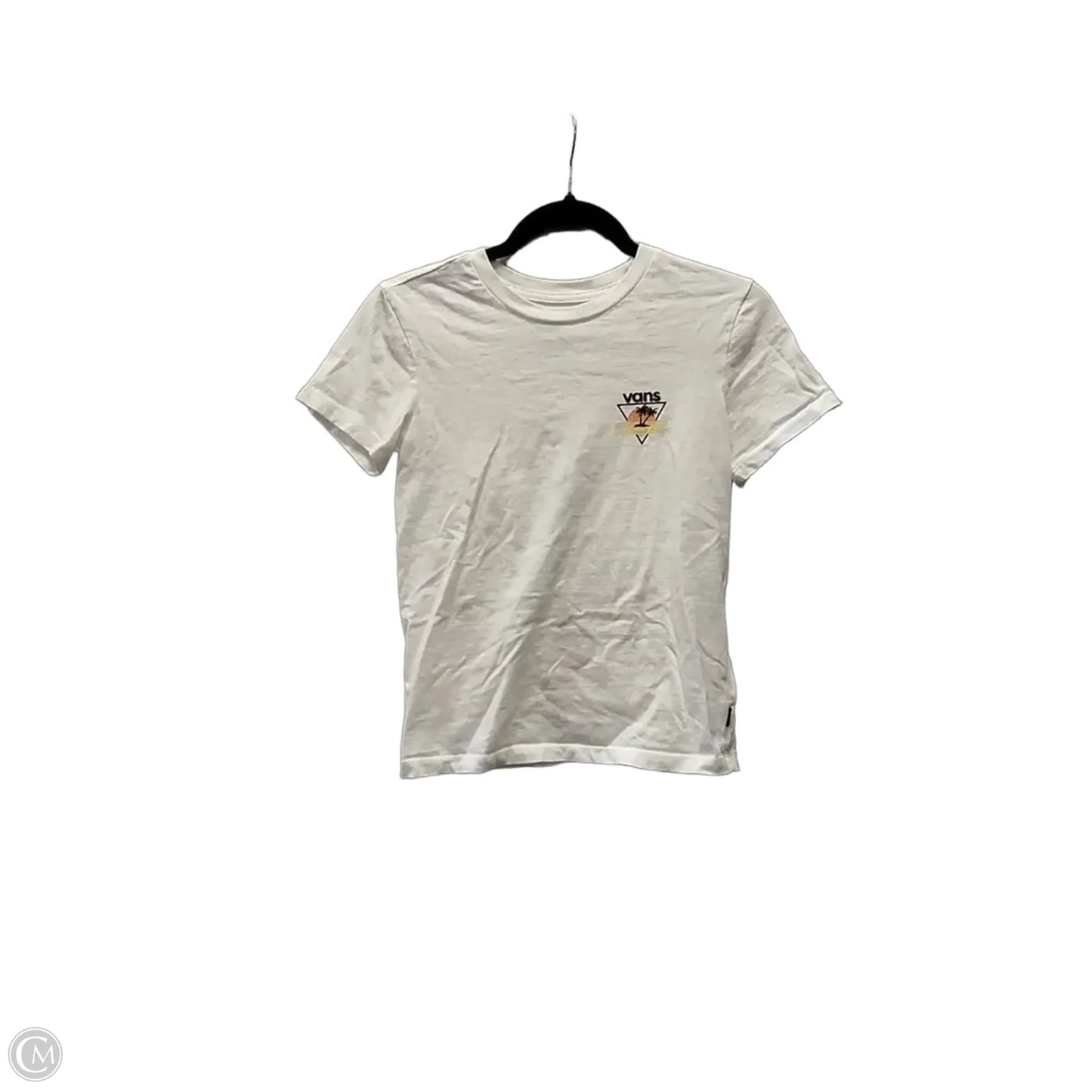Top Short Sleeve By Vans In White, Size: Xs
