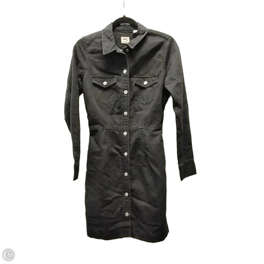 Jacket Shirt By Levis In Black, Size: Xs