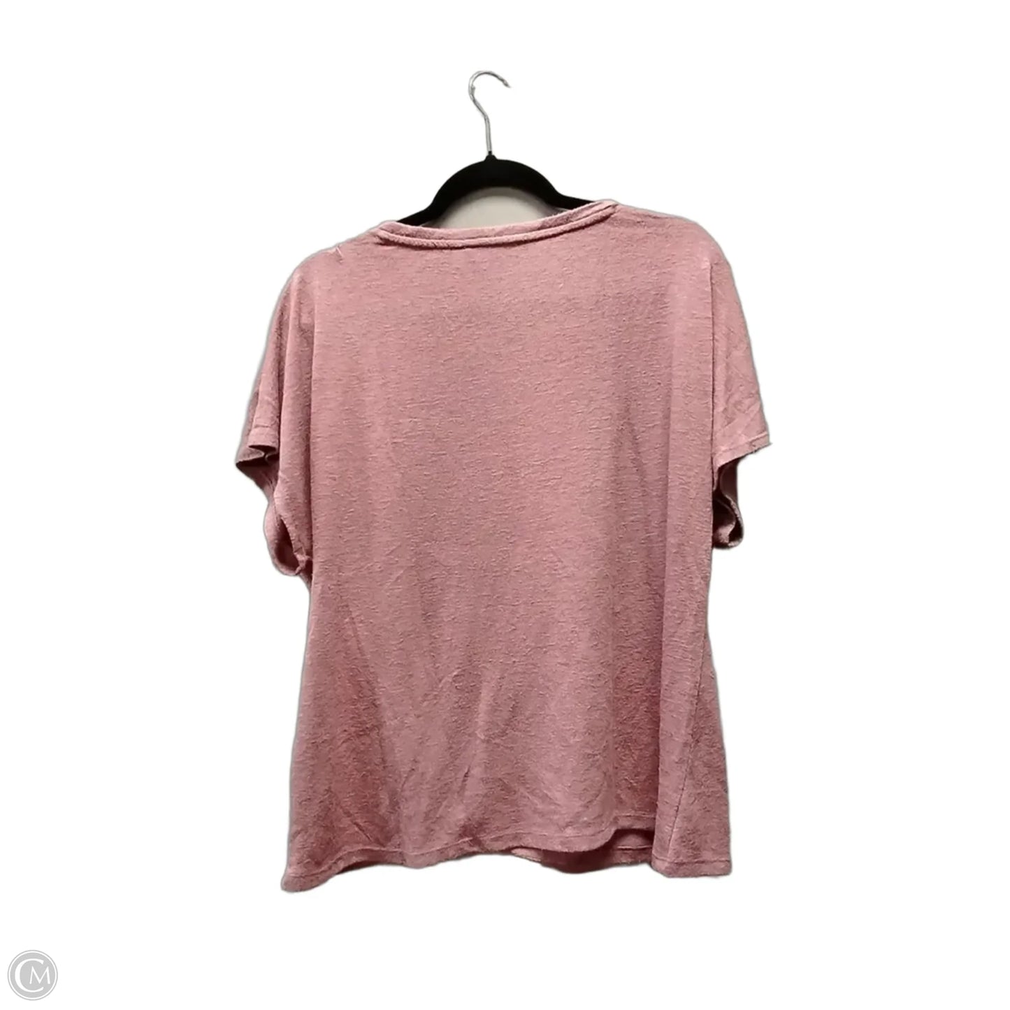 Top Short Sleeve By Dkny In Purple, Size: Xl