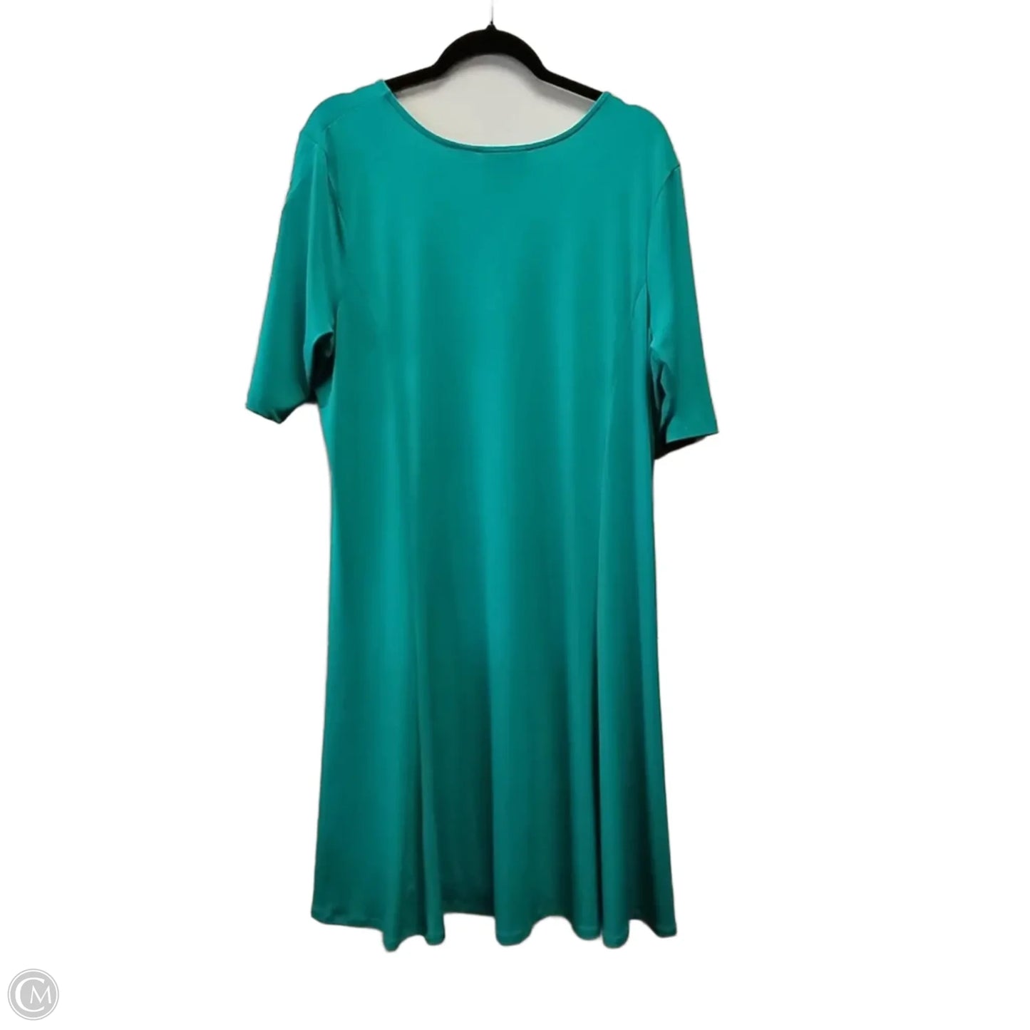 Dress Casual Midi By Susan Graver In Green, Size: 16