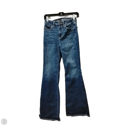 Jeans Boot Cut By American Eagle In Blue, Size: 4