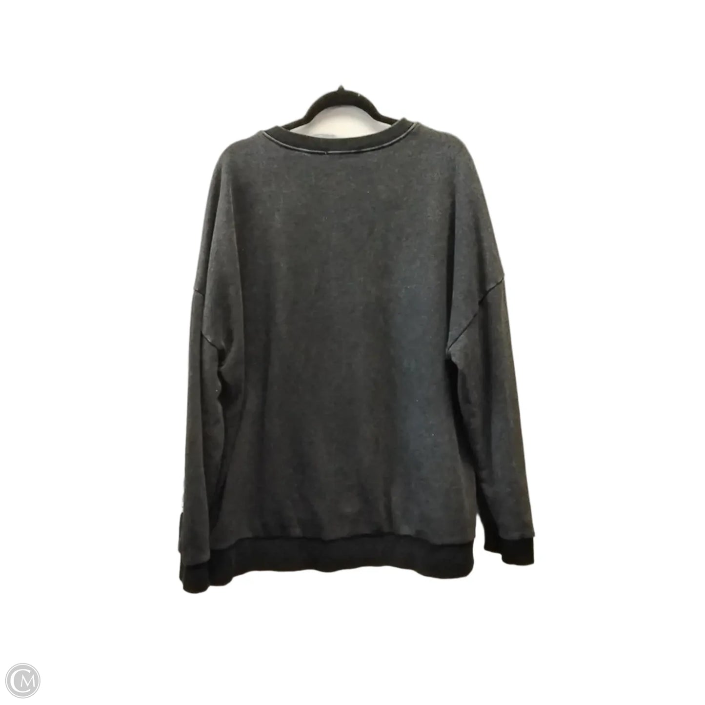 Sweatshirt Crewneck By Oddi In Black, Size: 3x