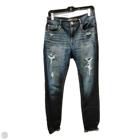 Jeans Skinny By Express In Blue, Size: 6