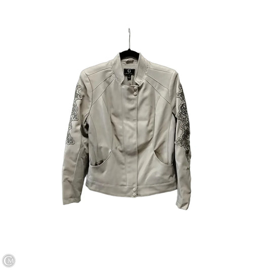 Jacket Leather By Nygard Peter In Purple, Size: 8