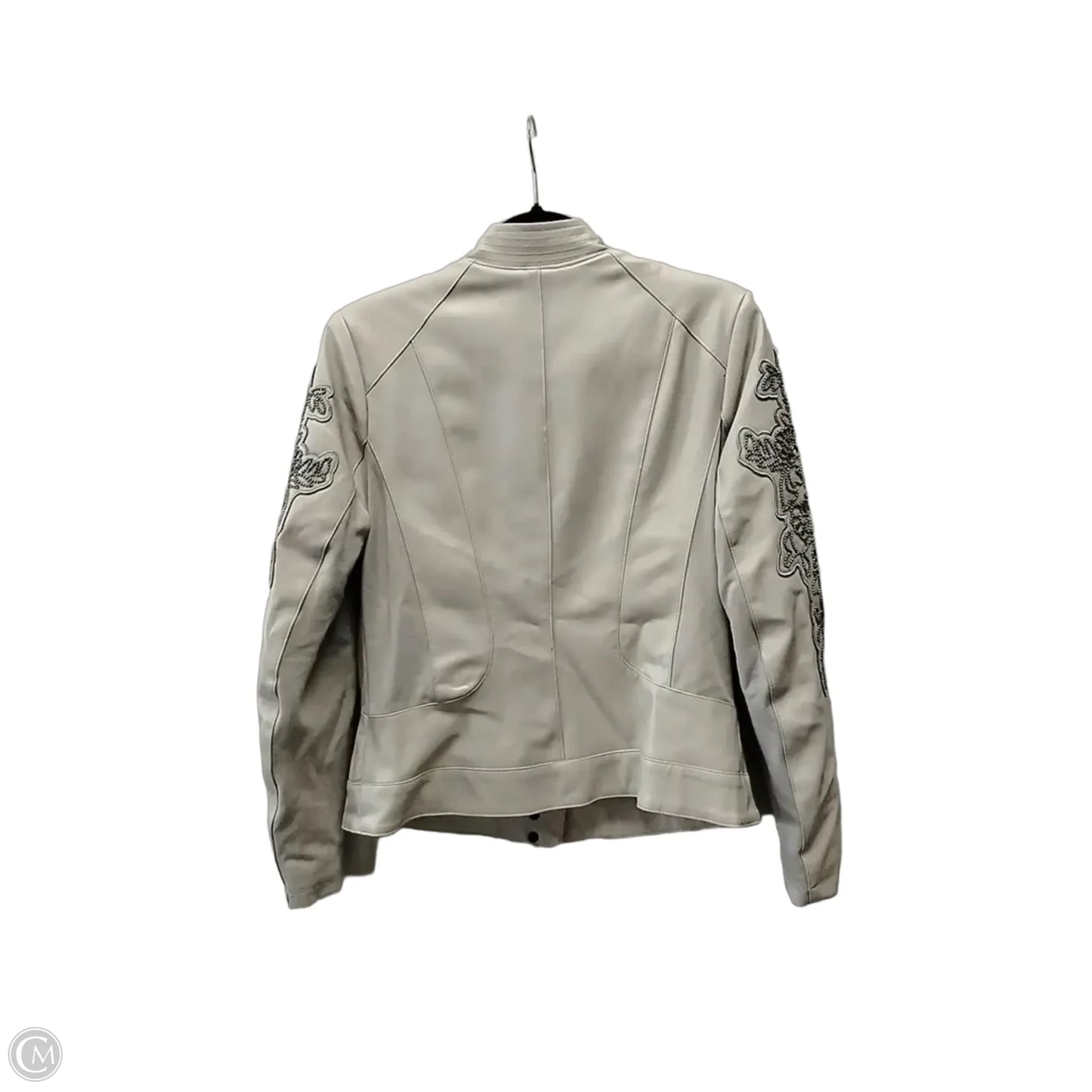 Jacket Leather By Nygard Peter In Purple, Size: 8