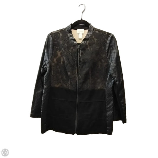 Jacket Other By Chicos In Black, Size: M