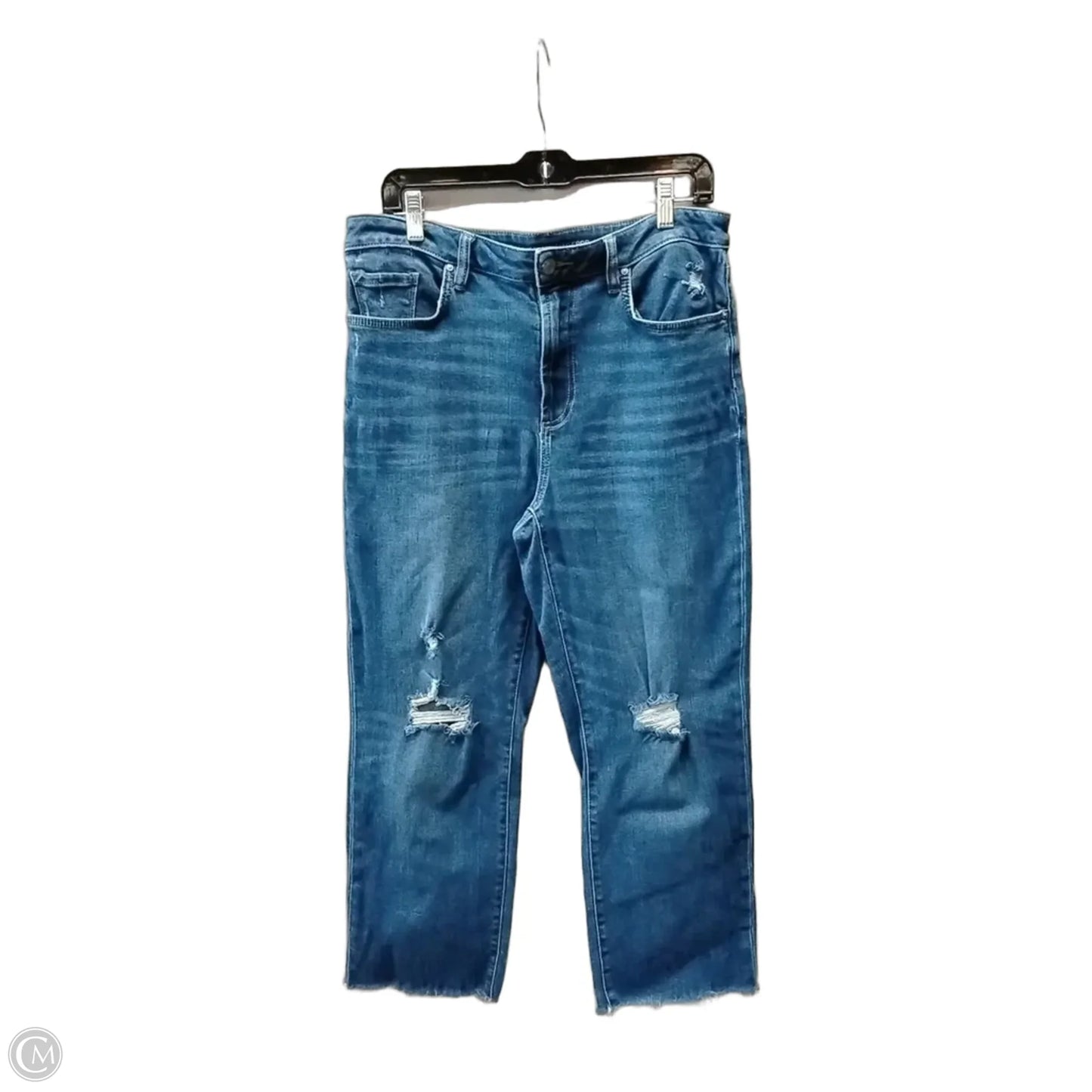 Jeans Cropped By Chicos In Blue, Size: 12