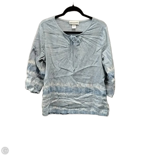 Blouse 3/4 Sleeve By Cathy Daniels In Tie Dye Print, Size: L