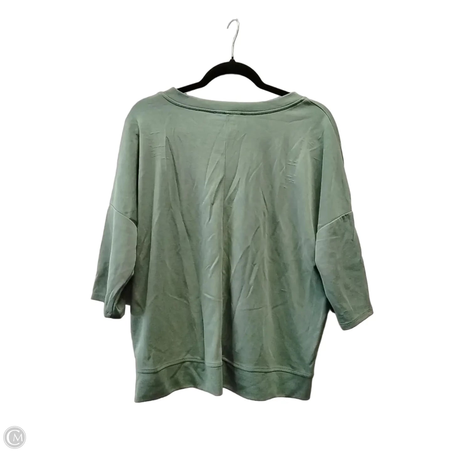 Top Long Sleeve By Cable And Gauge In Green, Size: L