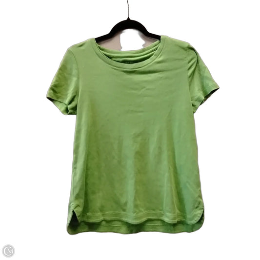 Top Short Sleeve By Talbots In Green, Size: L