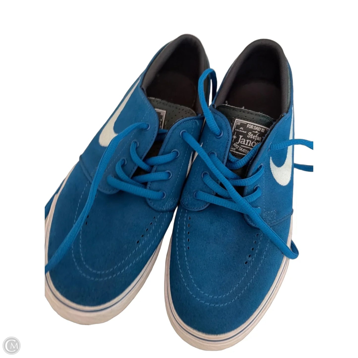 Shoes Athletic By Nike In Blue & White, Size: 7