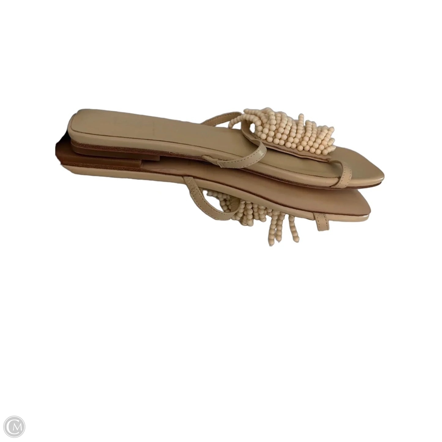 Sandals Flip Flops By House Of Harlow In Cream, Size: 8