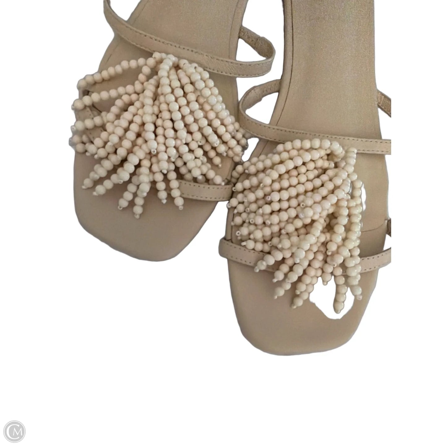 Sandals Flip Flops By House Of Harlow In Cream, Size: 8