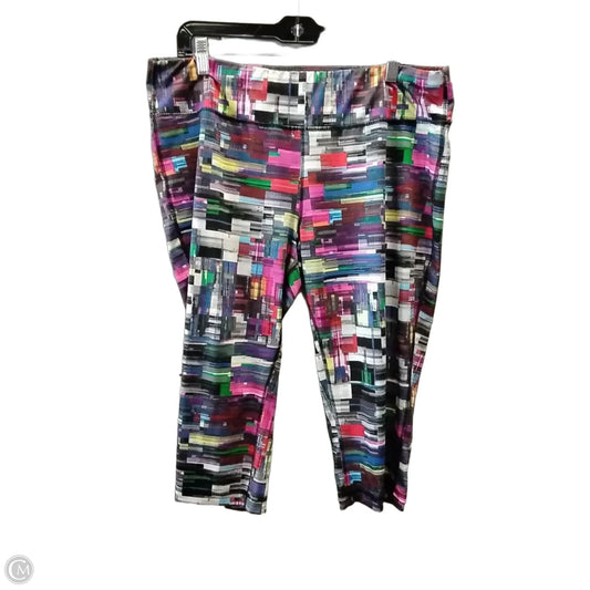 Athletic Leggings By Danskin In Multi-colored, Size: Xl