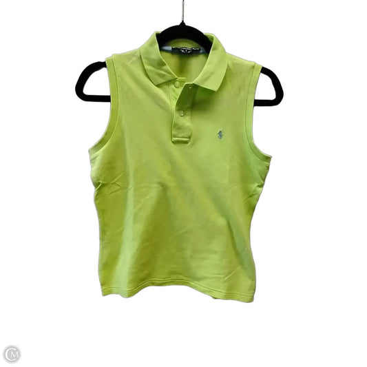 Athletic Top Short Sleeve By Ralph Lauren In Green, Size: S